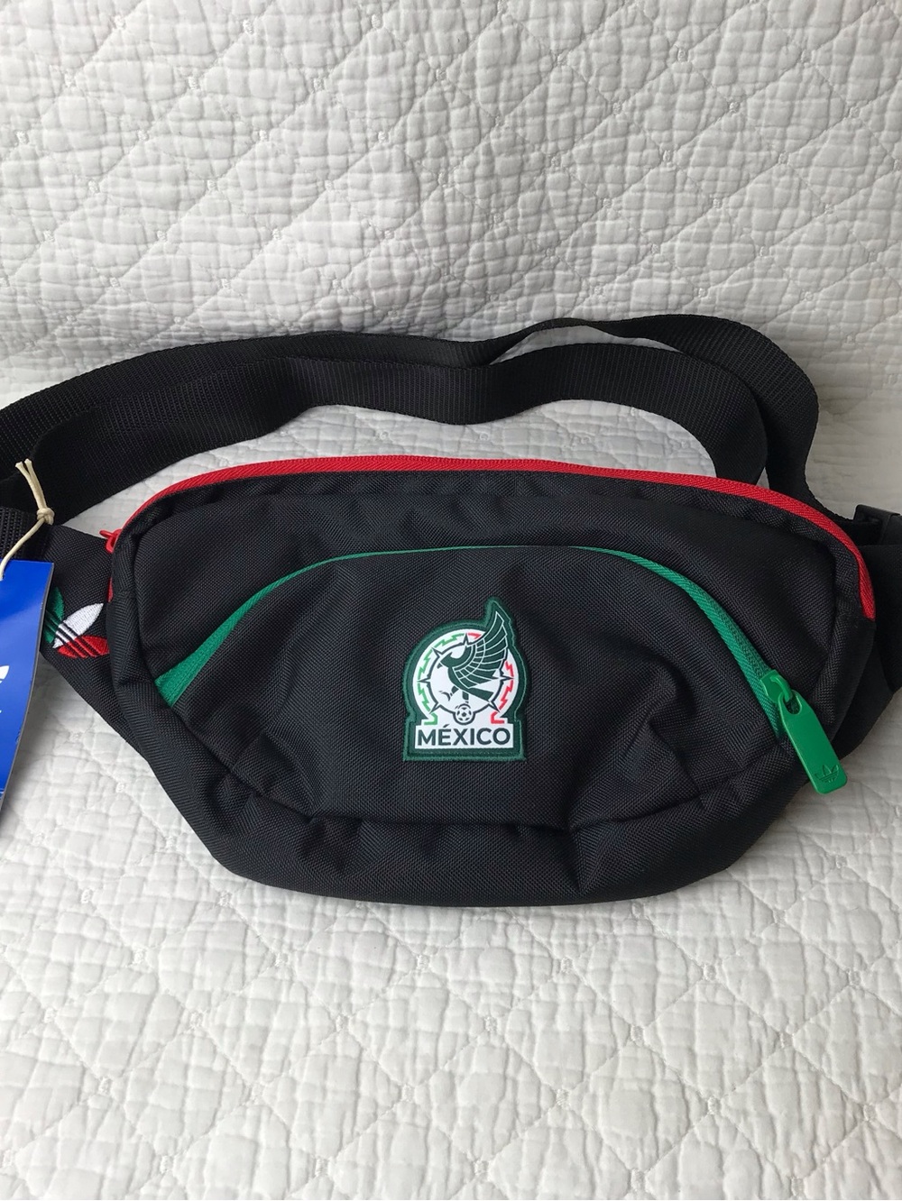 Adidas Mexico Soccer Team Fanny Pack Waist Bag World Cup Adult Unisex NWT